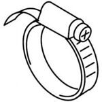 Хомут шланговый Pebra 70-90 SP Thermo 92659A